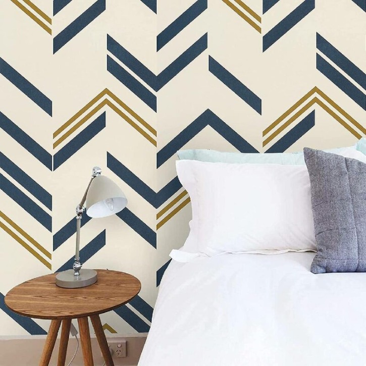 Stripe+Peel+And+Stick+Wallpaper+Blue+Gold+Wallpaper+Self-Adhesive+Removable+Decorative+Wallpaper+For+Bedroom+Living+Room+Easy+To+Apply.jpg