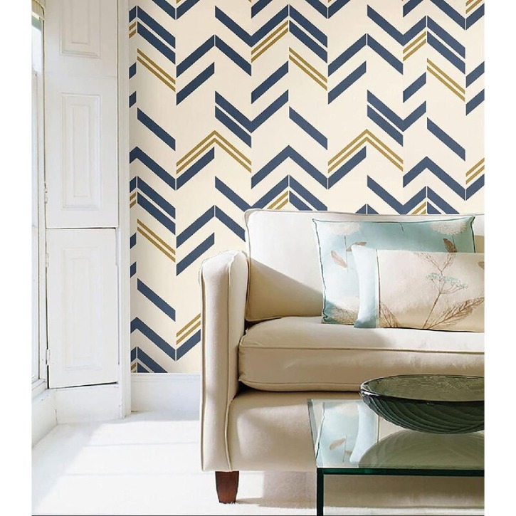 Stripe+Peel+And+Stick+Wallpaper+Blue+Gold+Wallpaper+Self-Adhesive+Removable+Decorative+Wallpaper+For+Bedroom+Living+Room+Easy+To+Apply (3).jpg